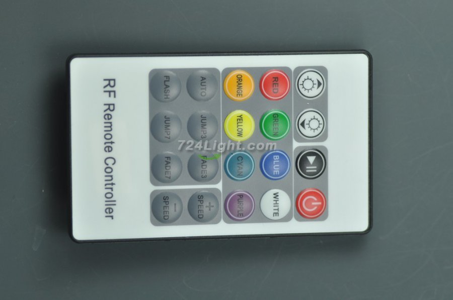 DC12V/108W DC24V/216W Brightness Speed Controller,wireless RF 20 Key Common 6 Key Controller For RGB LED Strips Light