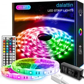 32.8ft Led Lights RGB Led Strip Lights Color Changing Lights with 44 Keys Remote,1 Roll of 32.8ft