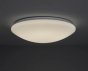 36W 19.68 inch (500mm) odern LED Flush Mount Ceiling Light Fixture Round Acrylic Shade White Finish Mushroom Shape and CCT changable with RF control