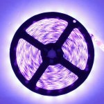 380nm 385nm SMD5050-150 12V 3A 36W UV LED Strip Light for UV Curing Currency Validation