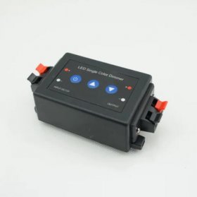 12VDC 8A RF Wireless Remote Control and Key Switch LED Dimmer for Single Color LED Strip Lights