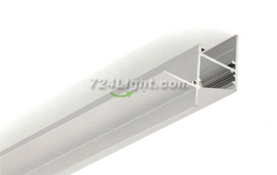 LED Aluminium Channel 1 Meter(39.4inch) 50mm(H) x 45.7mm(W) suit for max 19.6mm width strip light