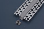 1Meter/3.3ft LED Aluminum Channel For Corner Of Wall 53mm x 14mm Seamless Led Channels
