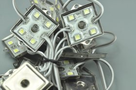 5050 SMD LED Modules Square 5050 Modules 32X32MM Metal 4Leds Iron Shell 12V 0.96W Waterproof Modules