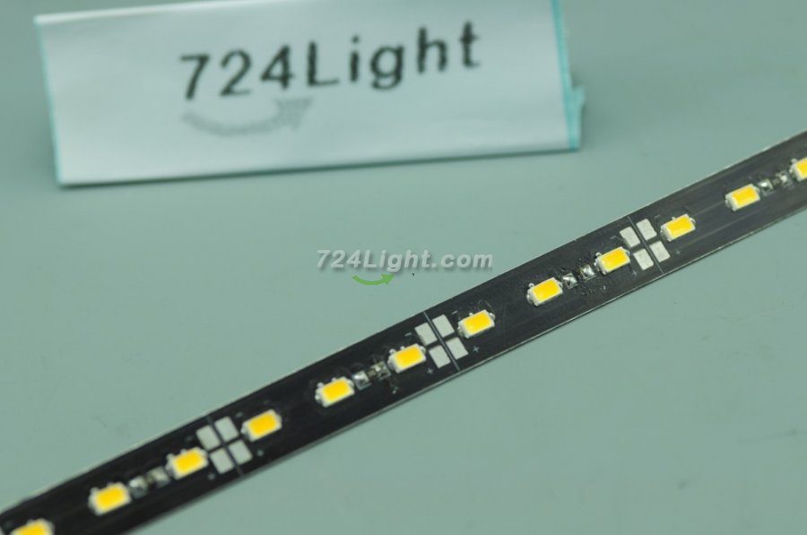 Wholesale Black 39.3inch 5630 Rigid LED Strips 72LED 1M 12V DC Aluminium Rigid Strip Light For Cabinet/Wardrobe/Celling