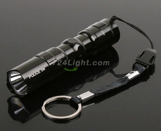 3W Portable LED Flashlight Mini Aluminum LED Flashlight Torch Camping