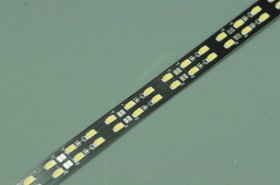 Black Double Row 39.3inch 5630 Rigid LED Strips 144LED 1M 15mm 12V DC Aluminium Rigid Strip Bar light