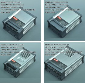 12V LED Power Supply 60W 100W 150W 250W 350W 400W LED Power Supplies Rain-proof AC 175 - 240V For LED Strips LED Light