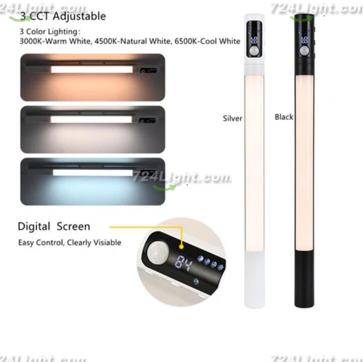 LED Motion Sensor Light Indoor, 2200mAh Rechargeable Closet Lights with Digital Display, 12.47in Wireless Under Cabinet Lighting for Closet, Wardrobe, Kitchen, Stair Indoor