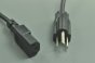 Original 18AWG US Power Cable Cord For LED Strip Lights 3 Prong