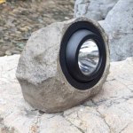 Solar Simulation Stone Light, Outdoor Waterproof Garden Light for Garden Lawn Path Decorative Spotlight