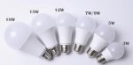 6 Pack 5Watt 450LM G50 LED Bulb Light E27 Screw Base 100-240V AC Non-dimmable 50mm White Light LED Globe