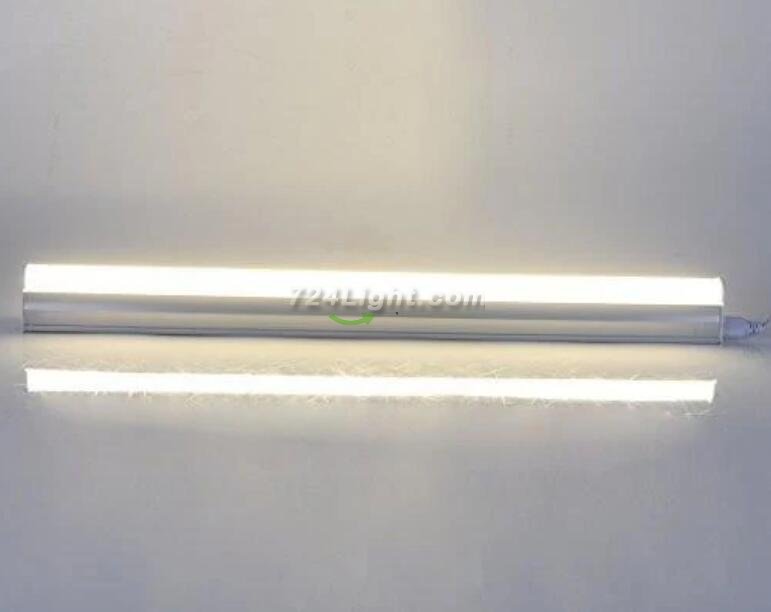10Pcs Pack 2FT/3FT/4FT AC/DC 12-36V T5 LED Tube Light w/ Milky White Cover