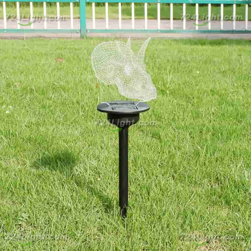 Solar Garden Light, Waterproof Acrylic Lawn Light for Garden, Yard, Pathway, Party, Porch Decoration