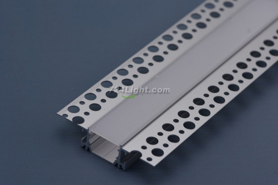 2 Meter 78.7â€ Aluminum Recessed LED Corner Strip Channel 73mm x 18.5mm Seamless Led Housing