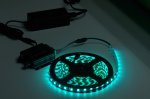 5M Music LED Strip Kit 5050 Waterproof Black Music rgb led Sound controller adjustable