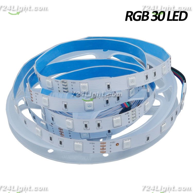 12V5050LED RGB STRIP LIGHT 30LEDS/METER 12V5050 LOW VOLTAGE HIGH BRIGHTNESS STRIP LIGHT 5M (16.4FT) 150LEDS 5050STRIP LIGHTSS