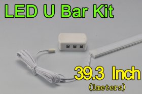 39.3inch 1Meter 18W LED Bar Fixture 5630 72LED 2520 Lumens U Type Cabinet LED Bar Light Kits
