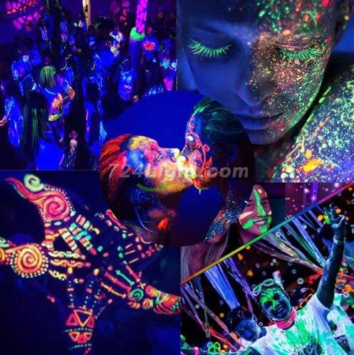 60W UV Black Light LED Strip, 16.4FT/5M 2835 300LEDs 395nm 405nm Night Fishing Party