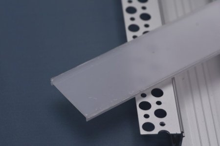 (image for) 3 Meter 118.1â€ Recessed LED Corner Channels 88mm x 18.5mm Seamless Led Housing