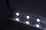 V Style LED Aluminium Extrusion LED Aluminum Channel 0.5 meter(19.7inch) with Reflector