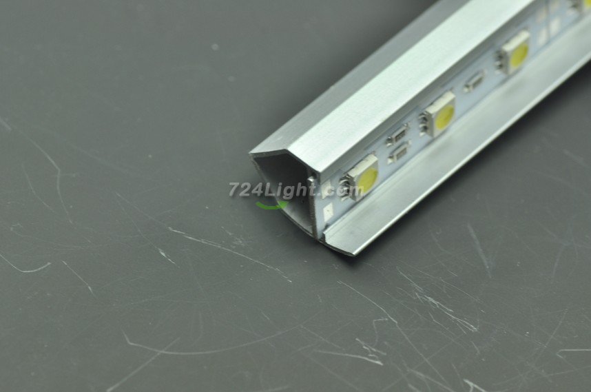 LED Aluminium Profile LED Strip Light Aluminium Profile 1M V Flat Type Rail Aluminium