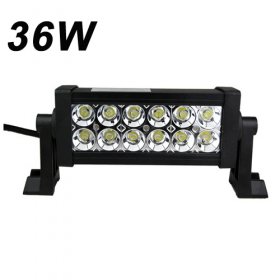 36W Off Road LED Light Bar Double Row 12*3W CREE LED Work Light For Car Driving