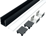 1518 Black Bar KTV Cinema Project 13 Wide PCB Linear Light Hard Light Bar Aluminum Slot Housing Kit