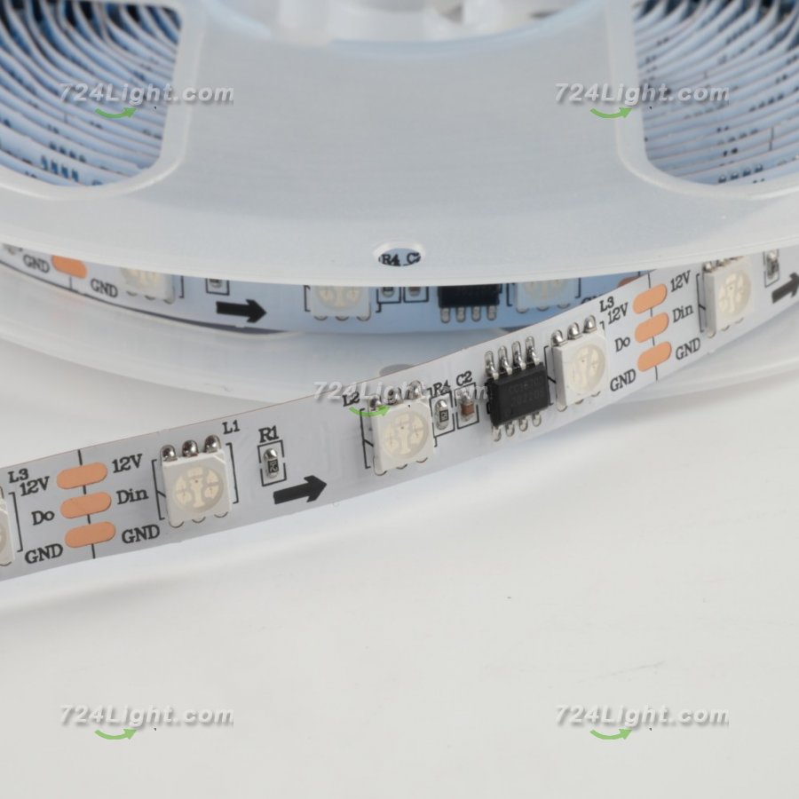 Brightest LED Strip Light SMD5050RGB Flexible 12V 2811 Strip Light 5 meter(16.4ft) 300LEDs