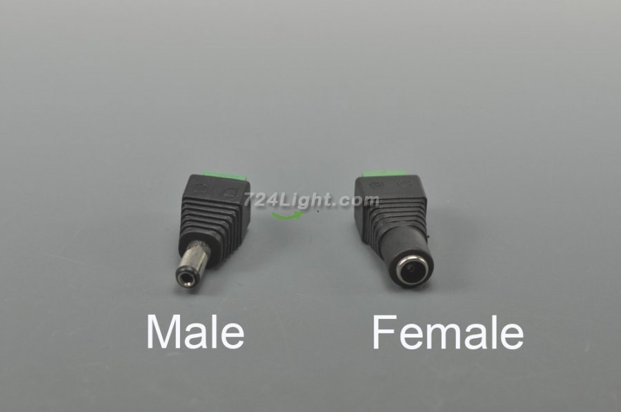 Easy Connector female male For LED Strip Light 3528 /5050 connect dc Adapter Power Supply