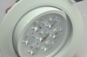 7W CL-HQ-02-7W LED Ceiling light Cut-out 90mm Diameter 4.3" White Recessed Dimmable/Non-Dimmable LED Downlight