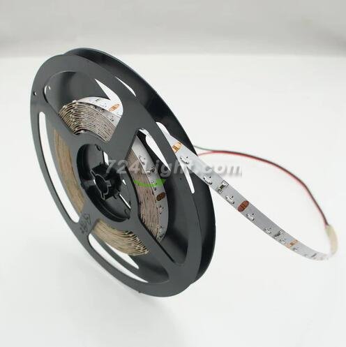 12V SMD335-300 Side View Flexible LED Strips 60 LEDs Per Meter 8mm Wide FPCB LED Tape