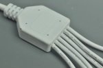 Compact Power Supply to Splitter White Cable LED Light Power Splitter DC 1 to 2 3 4 5 6 Adapter
