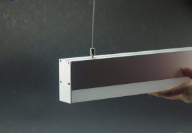 Linear Suspension Lighting 8ft 2.4 Meter 2.88" x 1.34" 70W AC120-277V