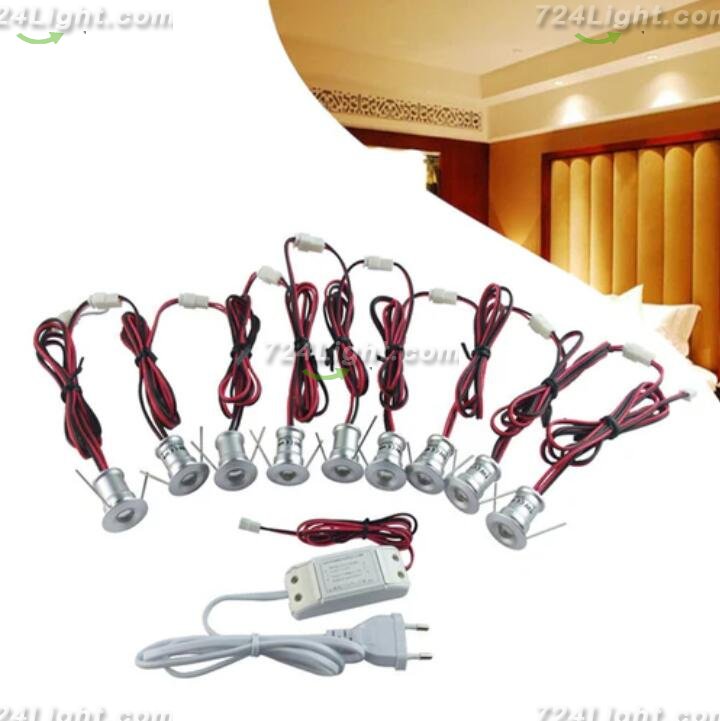 110v/220v AC Dimmable Anti-Fog Downlight Set Angle 30°/120° Opening 25mm Mini Star Lights Kit