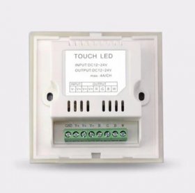 12V-24V DC Wall Panel Touchable Color Ring LED Controller for RGBW & RGBWW Color Changing LED Strips
