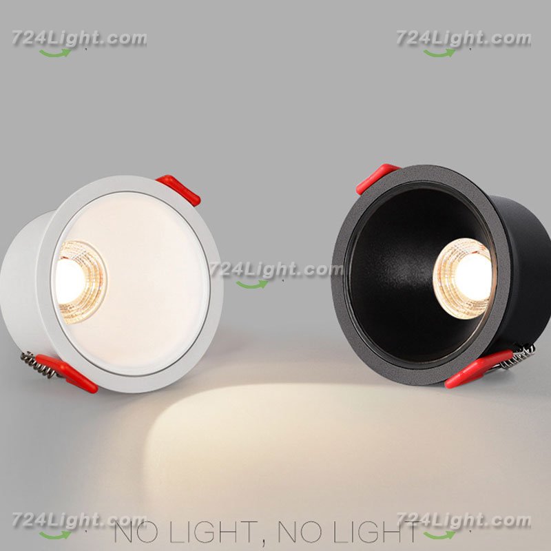 15W EMBEDDED ANTI-GLARE SPOTLIGHTLED CEILING LIGHT HOME LIVING ROOM WALL WASHER LIGHT COB NARROW EDGE DOWNLIGHT