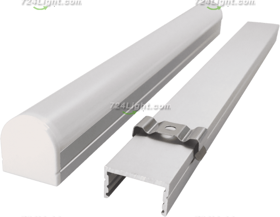 2020LED arc PC linear light hard light bar aluminum shell kit