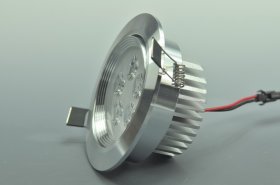 5W CL-HQ-01-5W LED Downlight Cut-out 91mm Diameter 4.3" Silver Recessed Dimmable/Non-Dimmable Ceiling light