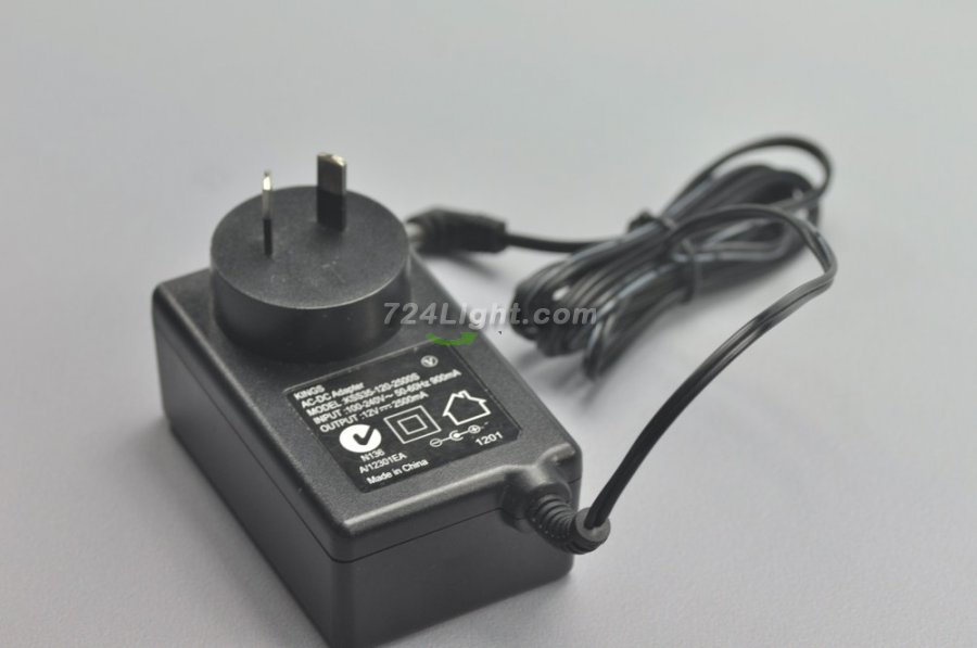 12V 2.5A Adapter Power Supply 30 Watt LED Power Supplies AU Plug For LED Strips LED Lighting