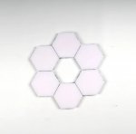 6 Pack Hexagonal LED Wall Light, DIY Modular Touch Sensitive Lights LED Night Light