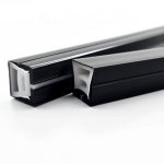 16.4FT(5Meters) 20*20mm 120° Top Emitting IP67 Waterproof Flexible Full Black Silicon LED NEON Tube Housing Fit for 12mm Wide LED Strip Light