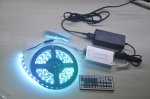 Aluminum 44 Keys remote controller 5M 5050 RGB Strip lighting Kit