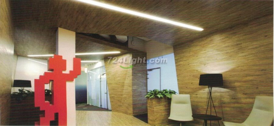 LED Aluminium Channel 1 Meter(39.4inch) Recessed 75mm(H) x 100mm(W) suit for max 69.5mm width strip light