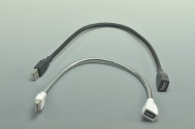 USB Snake Extension Cord 4PIN Can Data Transfer Φ6*350mm For LED Lamp