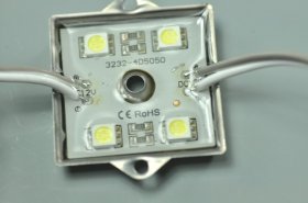5050 SMD LED Modules Square 5050 Modules 32X32MM Metal 4Leds Iron Shell 12V 0.96W Waterproof Modules