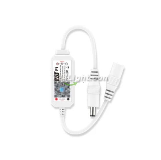 WiFi Connected and controllable Single Color LED Dimmer 5-24V DC Alexa Compatible