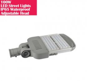 100W IP65 Waterproof Adjustable Head LED Street Lights Modular LED Pole Light Outdoor 120LM/W CRI80+ Natural White 4000K
