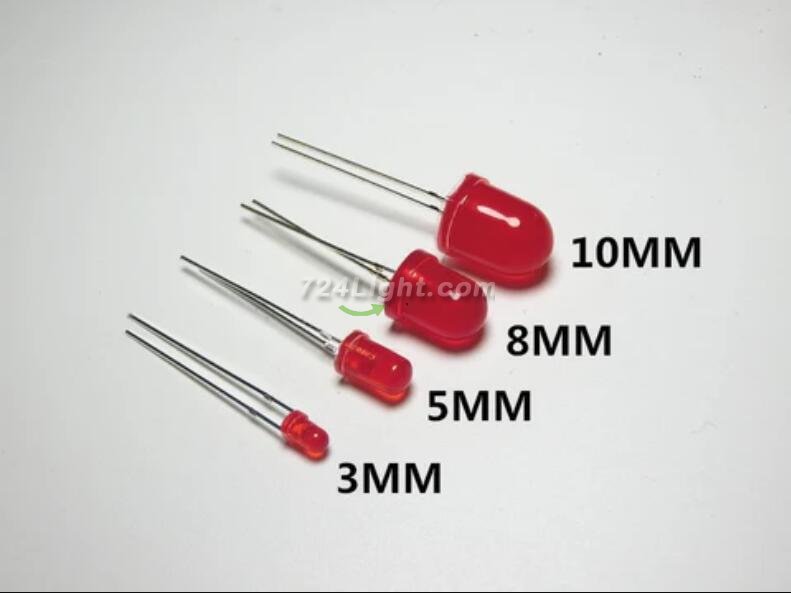50pcs Pack 10mm LED Pre Wired light 3V/6V/12V/24V 20cm F10 Straw Hat Round Top Bulbs Light Lamp for DIY Car Boat Toys Party lighting Project
