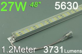 1.2Meter Double Row Waterproof LED Strip Bar 48inch 5630 Rigid LED Strip 12V With DC connector 168LEDs